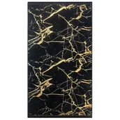 Dywany - Dywan drukowany NEVA petra folia 60 x 100 cm czarno-złoty - miniaturka - grafika 1