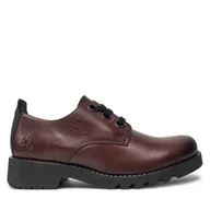 Półbuty damskie - Półbuty Fly London Rudafly P144538021 Bordowy - miniaturka - grafika 1