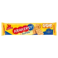 Inne przekąski suche - Lajkonik Krakersy super 180g - miniaturka - grafika 1