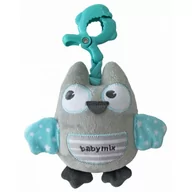 Karuzele dla niemowląt - Baby Mix Tk/P/1252-6700 Pozytywka Pluszowa Sowa Miętowa 42592 - miniaturka - grafika 1