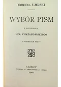 Poezja - Ujejski Wybór pism reprint z 1909 r. - miniaturka - grafika 1