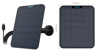 Panel solarny 2 do kamer Reolink czarny 6W - Akcesoria do monitoringu - miniaturka - grafika 2