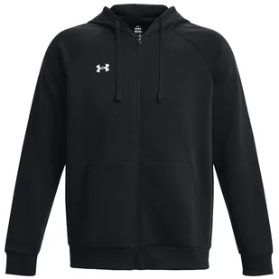 Męska bluza Under Armour Rival Fleece FZ Hoodie Rozmiar: M / Kolor: czarny - Bluzy sportowe męskie - miniaturka - grafika 1