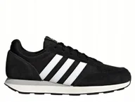 Buty sportowe męskie - Buty męskie sportowe czarne adidas Run 60s 3.0 Black IE3826 44 2/3 - miniaturka - grafika 1