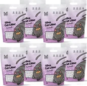 Żwirek dla kotów - Żwirek dla kota Mersjo Żwirek silikonowy dla kota lawendowy Mersjo Lavender 8x3,8L - miniaturka - grafika 1