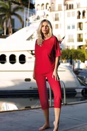 Piżamy damskie - KOMPLET ARA (kolor granat, rozmiar XL) - miniaturka - grafika 1