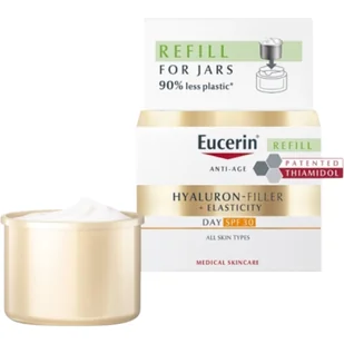 Eucerin Hyaluron-Filler + Elasticity Krem na dzień SPF30, Refill - Kremy do twarzy - miniaturka - grafika 1