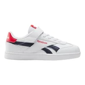 Koszulki i topy damskie - Reebok Unisex dziecięce buty sportowe Smash Edge Elastic & Top Strap, Ftwrwhite Vectornavy Vectorred, 30.5 EU - miniaturka - grafika 1