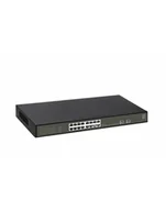 Pozostałe akcesoria sieciowe - Levelone Ges 2118P Łącza Sieciowe Zarządzany L2 Gigabit Ethernet (10 100 1000) Obsługa Poe Czarny (GES2118P) - miniaturka - grafika 1