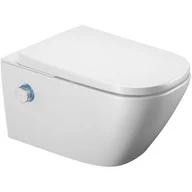 Kompakty WC - Excellent Dakota 2.0 S2 toaleta myjąca wisząca z pokrętłem sterującym biała/chrom CEEX.4124.593.S2.WH/CEEX.4022.D2.CR - miniaturka - grafika 1