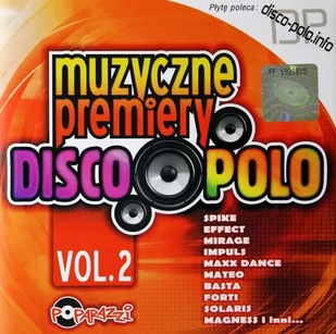 Muzyczne Premiery Disco Polo Vol. 2 [CD] - Disco polo - miniaturka - grafika 1