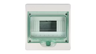 Schneider Electric Polska sp. z o.o. Rozdzielnica modułowa 1x8 natynkowa IP65 Mini Kaedra 13959 - Rozdzielnie elektryczne - miniaturka - grafika 1