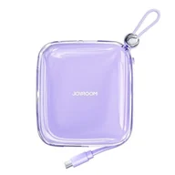 Powerbanki - Mały lekki Powerbank 10000mAh USB-C USB-A fioletowy - miniaturka - grafika 1