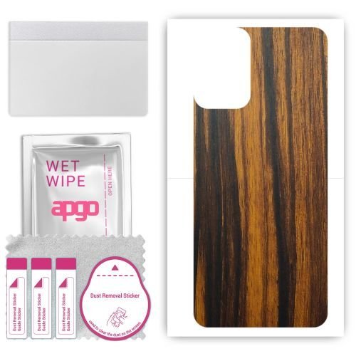 folia naklejka skórka strukturalna na TYŁ do Motorola Moto G Power 5G 2024 - Drewno Tygrysie - apgo SKINS