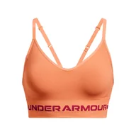Biustonosze - Damski Stanik sportowy UNDER ARMOUR UA SEAMLESS LOW LONG BRA 1357719-868 – Pomarańczowy - miniaturka - grafika 1