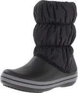 Moda i Uroda OUTLET - Crocs Damskie buty zimowe Puff, czarny - 37/38 EU - miniaturka - grafika 1
