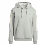 Bluzy męskie - Bluza męska adidas Donovan Mitchell szara HB6761 L - miniaturka - grafika 1