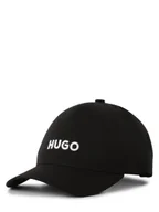 Czapki męskie - HUGO Czapka męska - Jude Mężczyźni Bawełna czarny jednolity, ONE SIZE - miniaturka - grafika 1