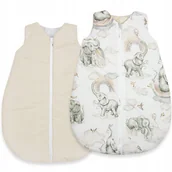 Śpiworki dla dzieci - CAŁOROCZNY ŚPIWOREK NIEMOWLĘCY DO SPANIA BAWEŁNA - miniaturka - grafika 1