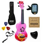 Inne instrumenty muzyczne - Mahalo Soprano Ukulele Hibiscus Red Burst - miniaturka - grafika 1