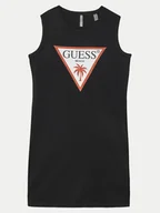 Sukienki i spódniczki dla dziewczynek - Guess Sukienka codzienna J4GK35JA914 Czarny Regular Fit - miniaturka - grafika 1