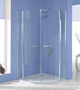 Sanplast KP4/PRIII-100 100x100 biały szkło przezroczyste 600-073-0640-01-401 - Kabiny prysznicowe - miniaturka - grafika 2