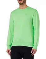 Bluzy męskie - Champion Męska bluza Rochester 1919 z logo C Crewneck (Sgb), miętowa zieleń, M, miętowa zieleń (Sgb), M - miniaturka - grafika 1