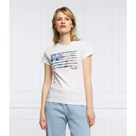 Koszulki i topy damskie - POLO RALPH LAUREN T-shirt | Slim Fit - miniaturka - grafika 1