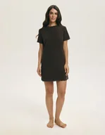 Bielizna nocna - Koszula nocna MOCCA Esotiq ciemny brąz L - miniaturka - grafika 1