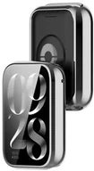 Akcesoria do smartwatchy - Bizon Etui z osłoną ekranu Case Watch Felipe do Xiaomi Mi Smart Band 9 Pro, srebrne - miniaturka - grafika 1