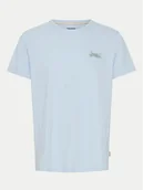 Koszulki męskie - Blend T-Shirt 20716513 Błękitny Regular Fit - miniaturka - grafika 1