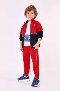Mayoral dres dziecięcy kolor czerwony - Dresy i komplety dla chłopców - miniaturka - grafika 1