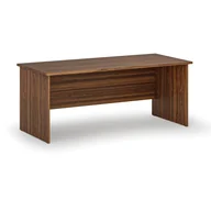 Biurka - Proste biurowe PRIMO WOOD, 1800 x 800 mm, orzech - miniaturka - grafika 1