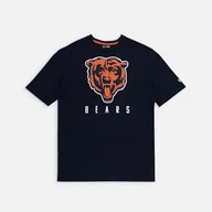 Koszulki męskie - NFL Games Slogan koszulka oversize Chicago Bears NSN granatowa - miniaturka - grafika 1