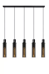 Lucide ORLANDO Szary przydymiony 5xE27 Lampa wisząca 74404/05/65 - Lampy sufitowe - miniaturka - grafika 1