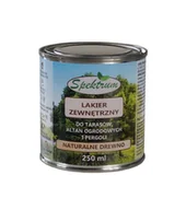 Oczka wodne - Lakier zewnętrzny do tarasów, płotów, pergoli SPEKTRUM "Naturalne drewno" (bezbarwny) 250ml - miniaturka - grafika 1