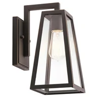 Lampy ogrodowe - Delison latarnia naścienna odcienie brązu KL-DELISON-S-RZ Kichler - miniaturka - grafika 1