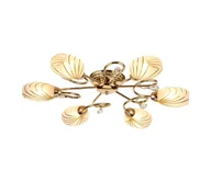 Lampy sufitowe - Brilagi - Żyrandol natynkowy MEGAPOLIS 6xE14/60W/230V złoty - miniaturka - grafika 1