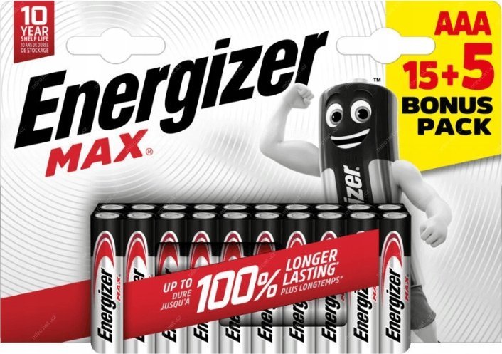 Energizer Energizer LR03/20 Max AAA 15+5 zdarma