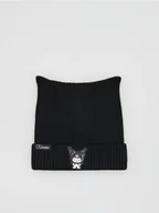 Czapki damskie - Reserved - Czapka Kuromi - czarny - miniaturka - grafika 1