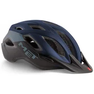 Kaski rowerowe - MET Kask CROSSOVER XL czarno-niebieski 2019 - miniaturka - grafika 1