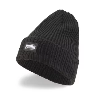 Czapka zimowa unisex Puma RIBBED CLASSIC CUFFLESS czarna 02403801-Dorośli - Czapki damskie - miniaturka - grafika 1