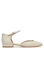 Półbuty damskie - LAUREN RALPH LAUREN Półbuty Emellie 802966877002 Biały - miniaturka - grafika 1