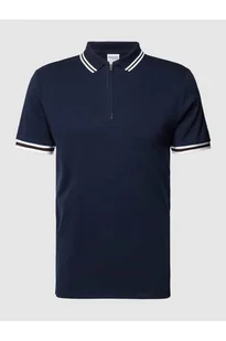 Koszulka polo o kroju slim fit z detalem z logo model TOULOUSE - Selected Homme - Koszulki męskie - miniaturka - grafika 1