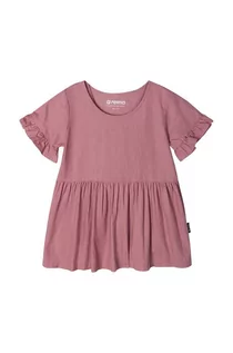 Sukienki - Reima Reima sukienka bawełniana dziecięca Mekkonen kolor różowy mini oversize - grafika 1