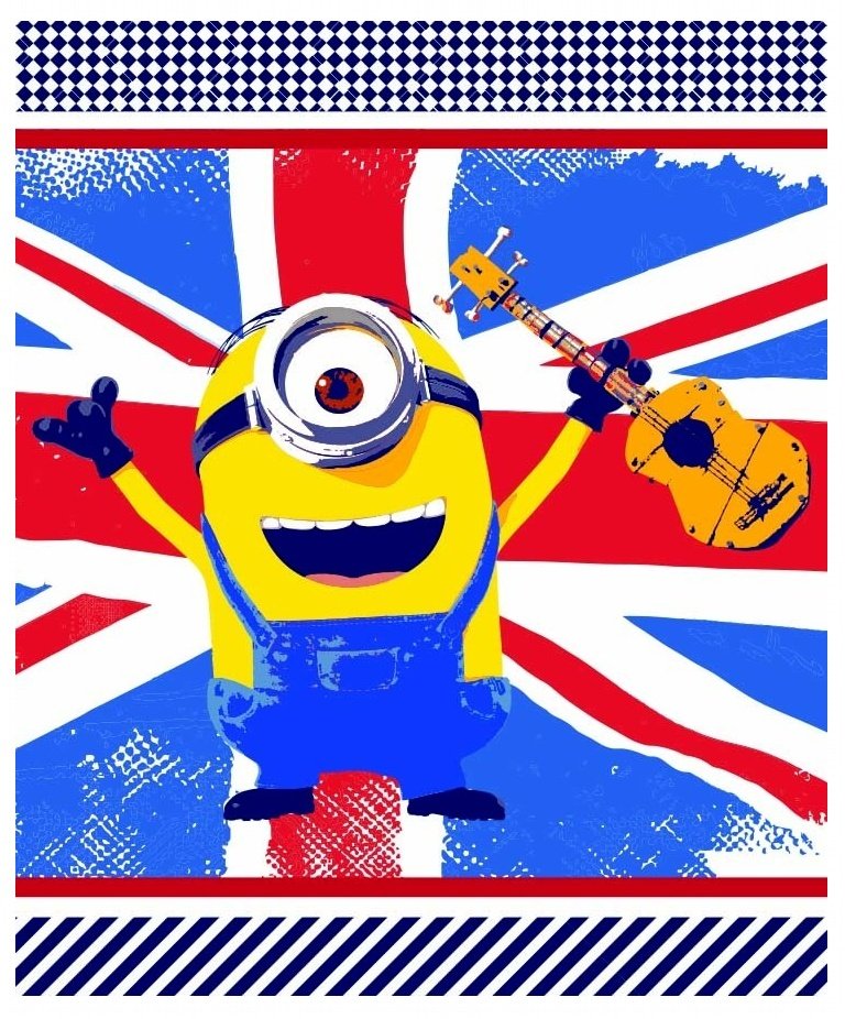 Faro, Minionki, Koc polarowy, 125x150 cm, 01