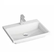 Umywalki - Ravak XJX01260001 Umywalki ceramiczne Umywalka ceramiczna COMFORT 600 bia$116a - miniaturka - grafika 1