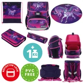 Plecaki szkolne i tornistry - Zestaw tornister plecak szkolny Loop Plus Magic Unicorn jednorożec HERLITZ - miniaturka - grafika 1