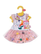 Akcesoria dla lalek - Baby born - Tutu Dress Unicorn 43cm - miniaturka - grafika 1