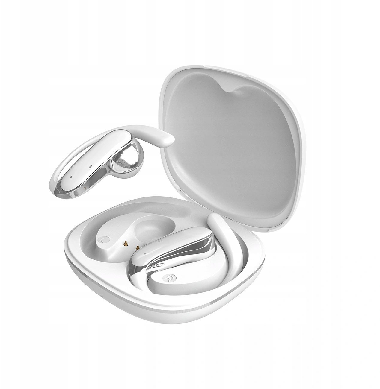 Dudao U17Z Bluetooth 5.3 OWS z zausznikami - białe